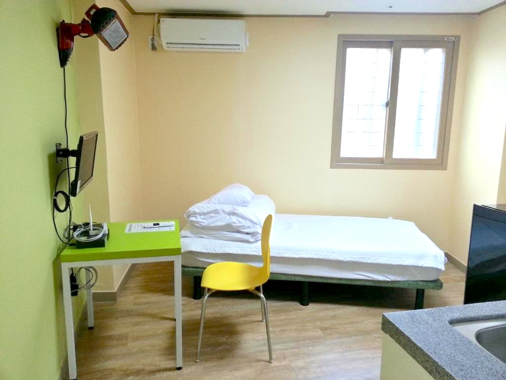 ソウルで一人旅に最適!トイレ・バス付の格安シングルルーム